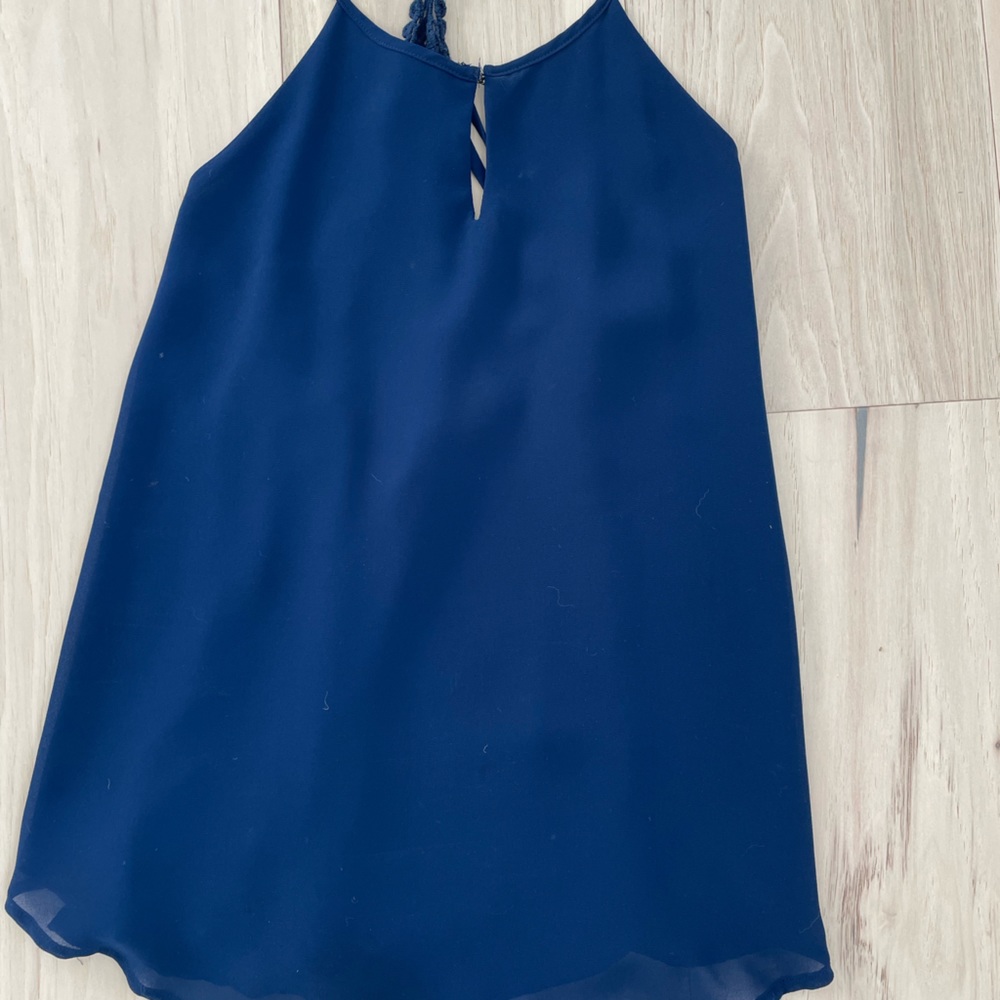 Blue tank top